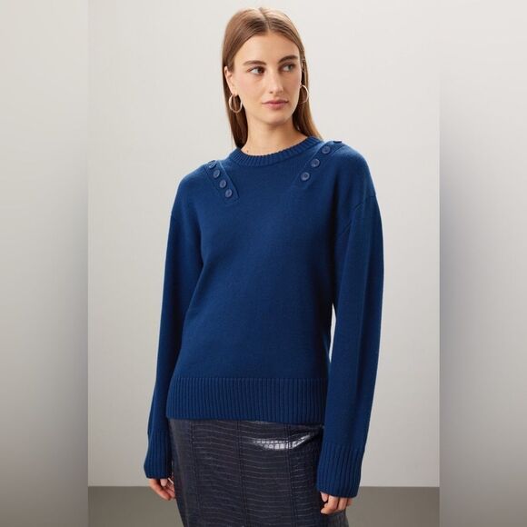 MARISSA WEBB button shoulder sweater size Small - Picture 1 of 9